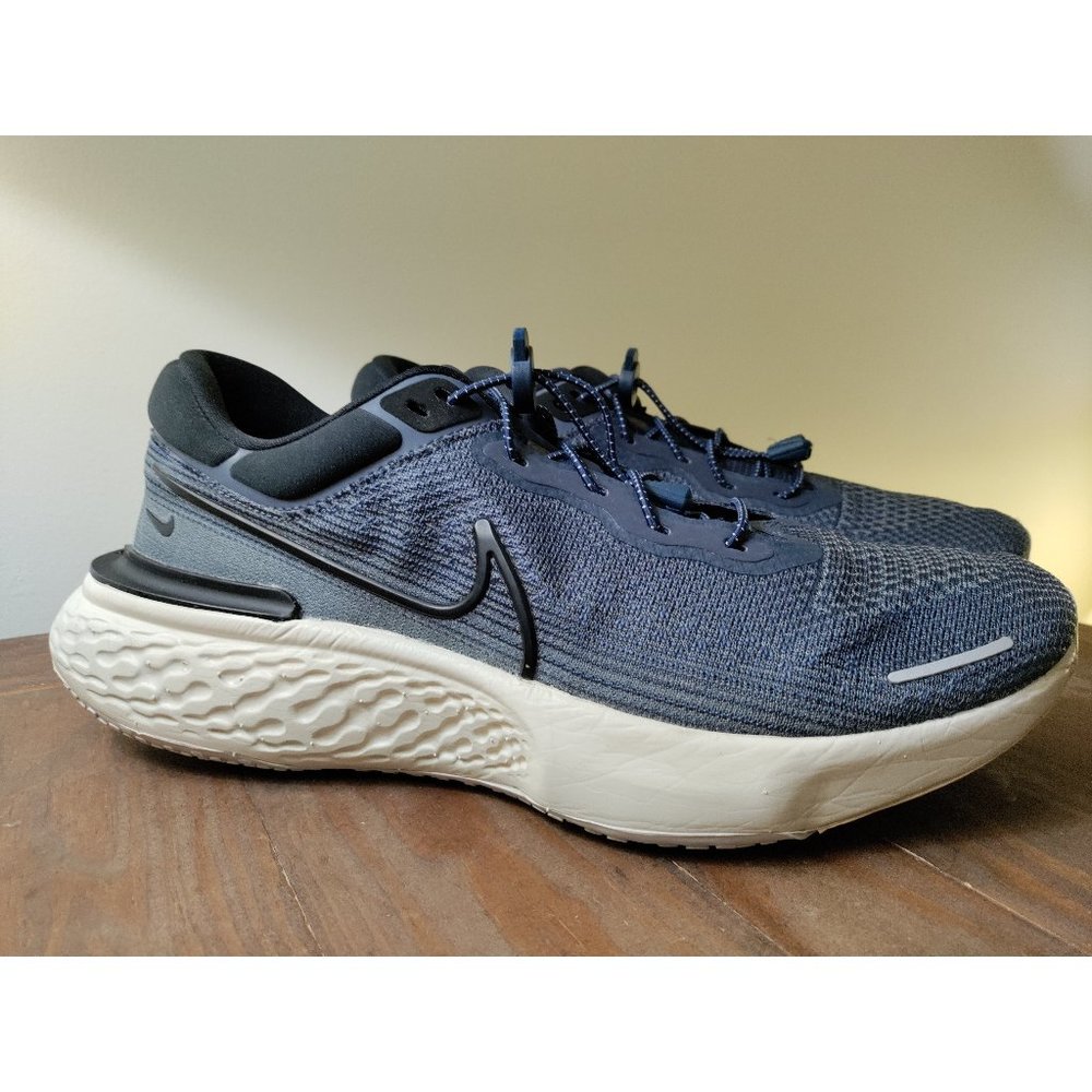 Size 13 - Men's Nike ZoomX Invincible Run Flyknit Thunder Blue and Black Shoes